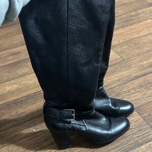 Cole Haan Black Heeled Boots